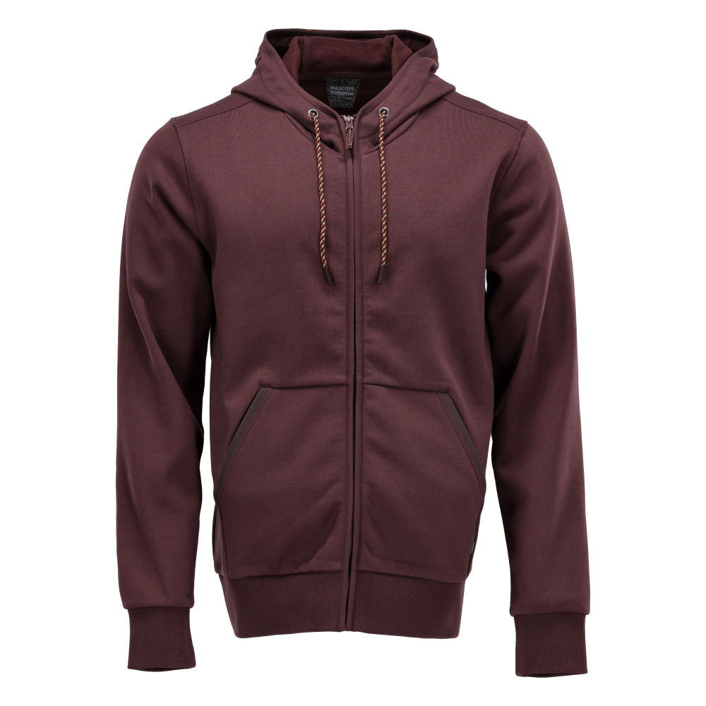 Mascot CUSTOMIZED Hoodie with zipper 22486 bordeaux