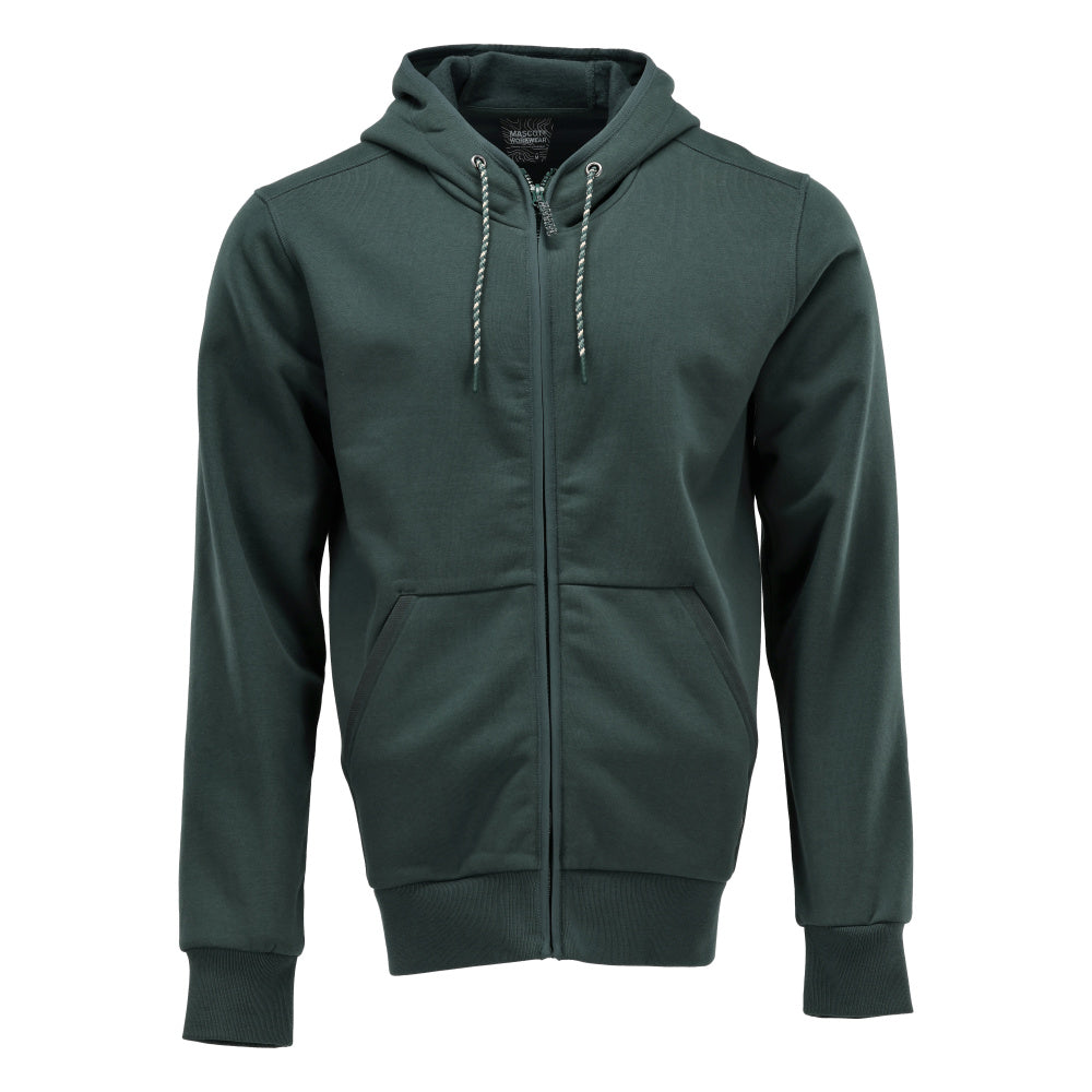 Mascot CUSTOMIZED Hoodie with zipper 22486 forest green
