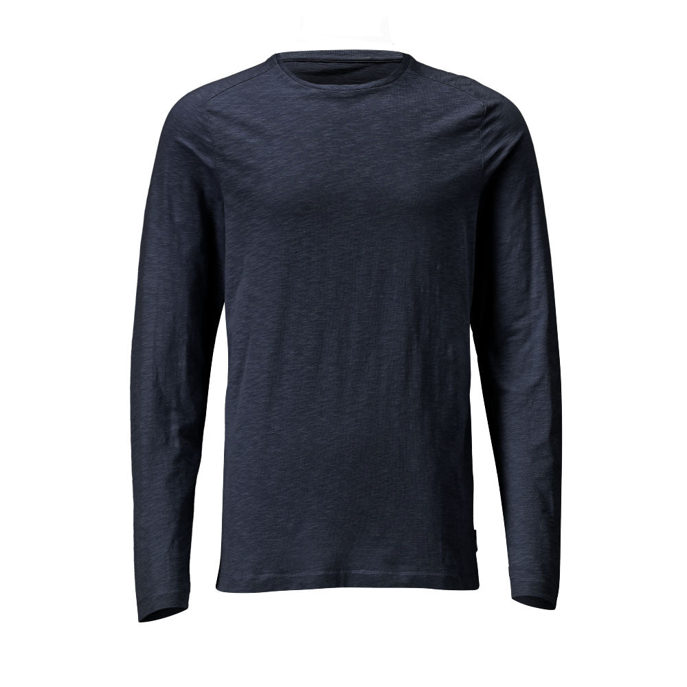 Mascot CUSTOMIZED T-shirt, long-sleeved 22581 dark navy