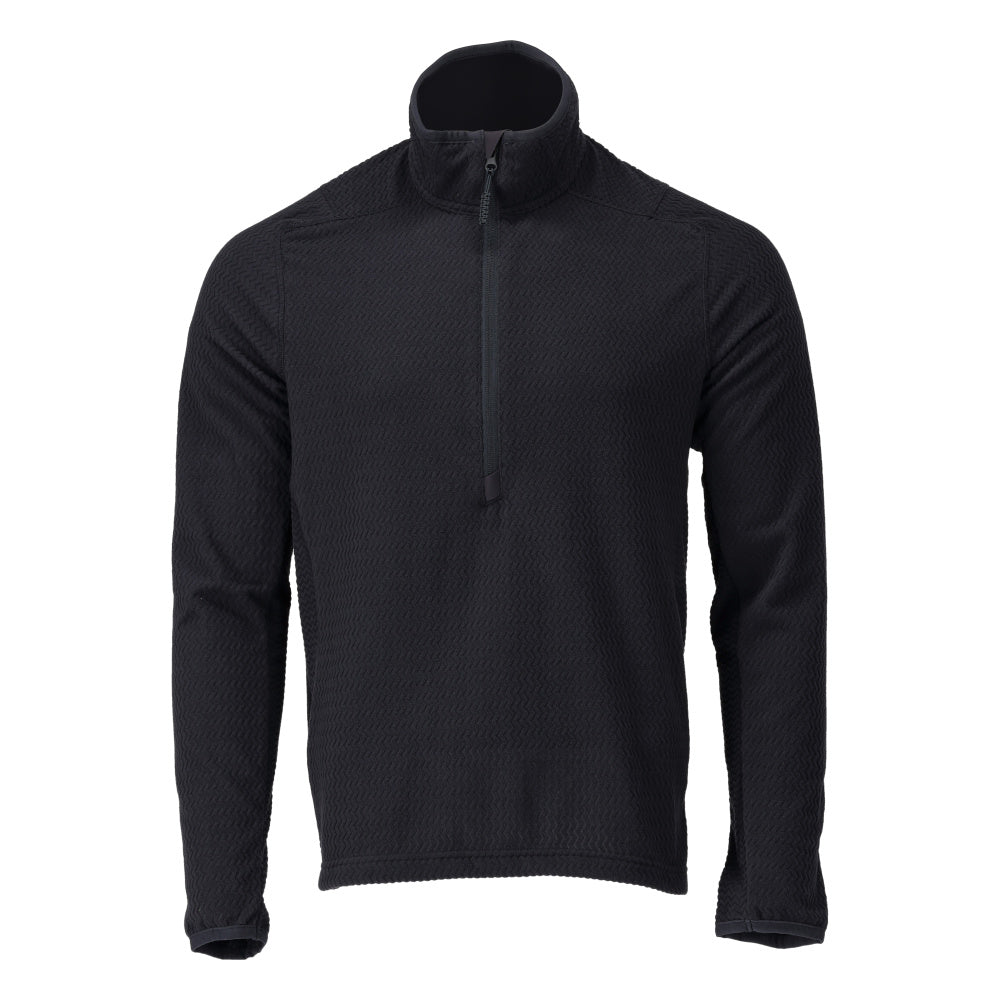 Mascot CUSTOMIZED Microfleece jumper with half zip 22703 dark navy