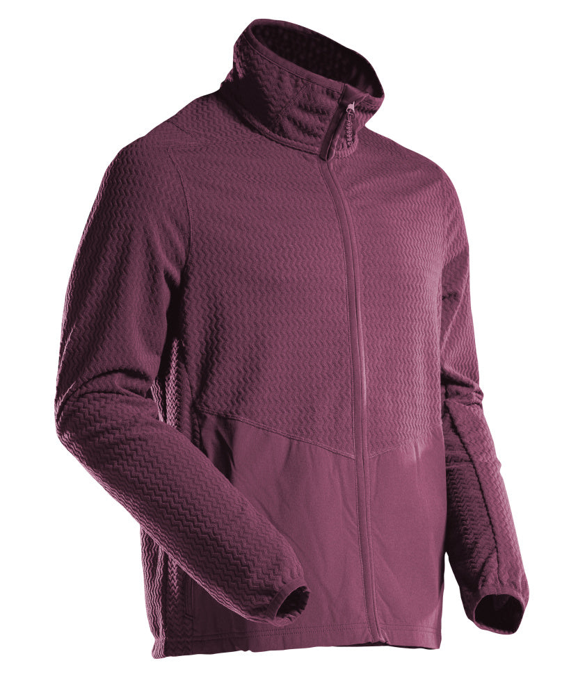 Mascot CUSTOMIZED Microfleece jumper with zipper 22803 bordeaux