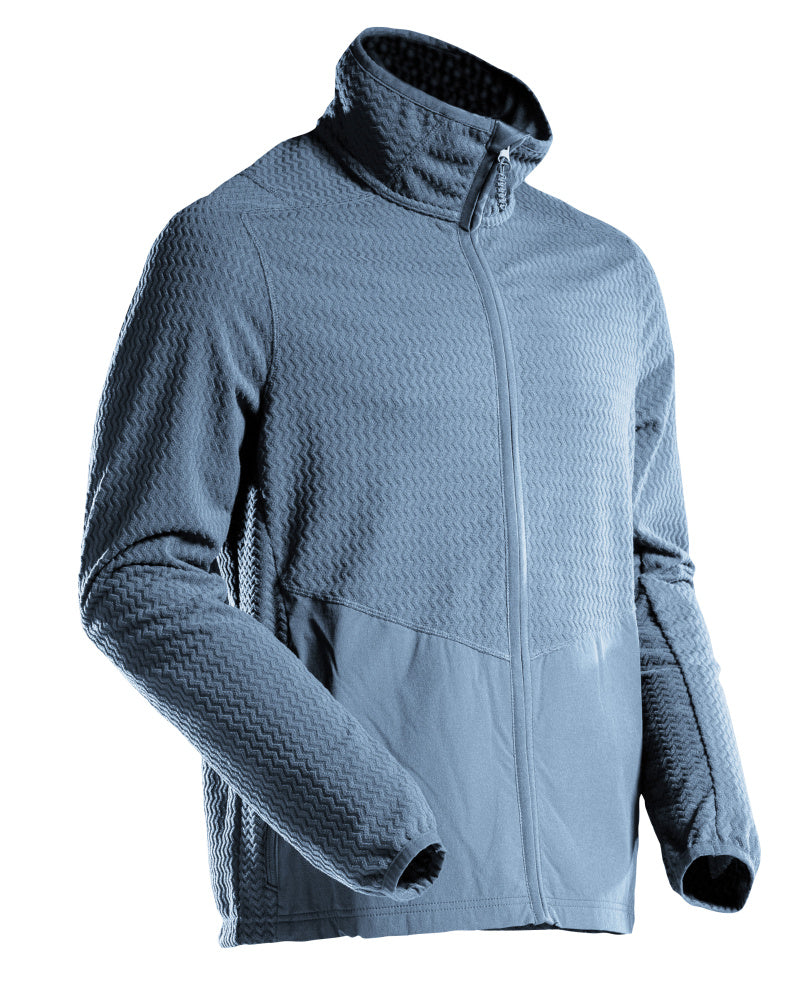 Mascot CUSTOMIZED Microfleece jumper with zipper 22803 stone blue
