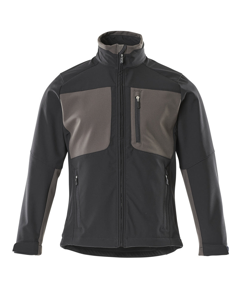 Mascot YOUNG Lagos Softshell Jacket 50057 black/dark anthracite