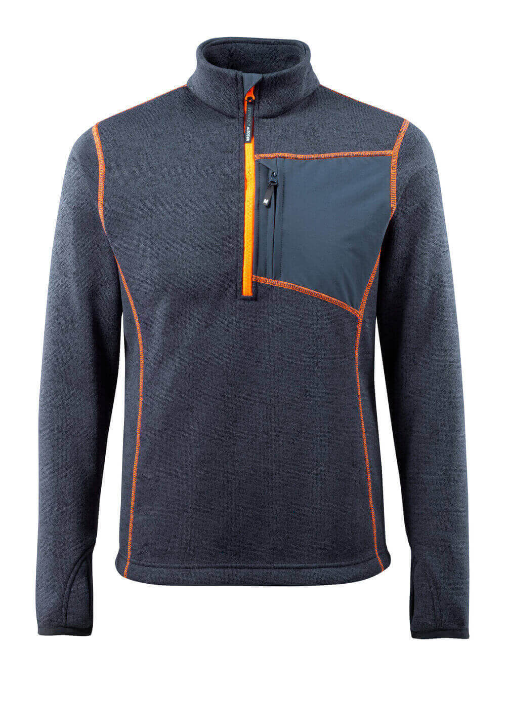 Mascot HARDWEAR Reims Knitted Jumper with half zip 50149 dark navy