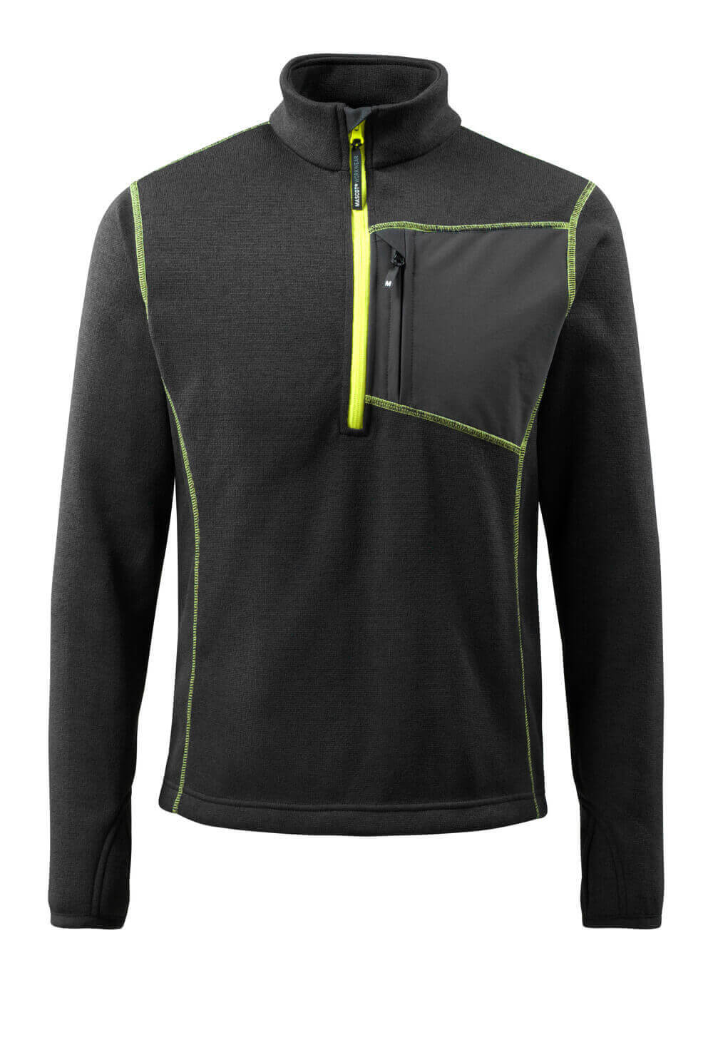Mascot HARDWEAR Reims Knitted Jumper with half zip 50149 black