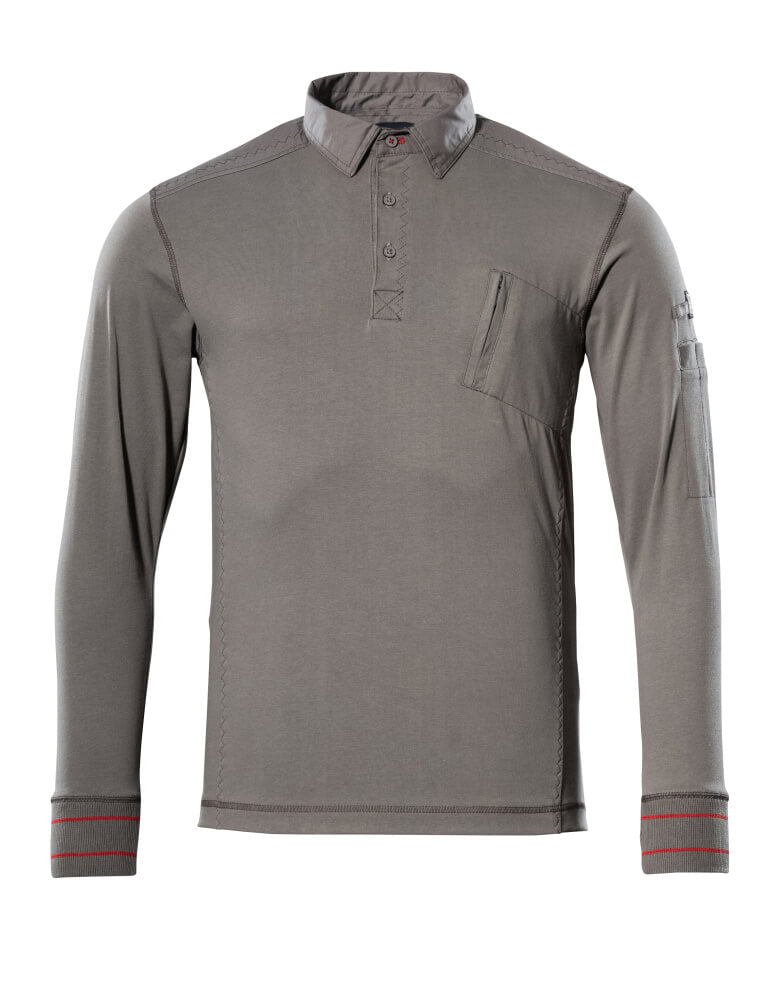 Mascot FRONTLINE Ios Polo Sweatshirt 50352 light anthracite