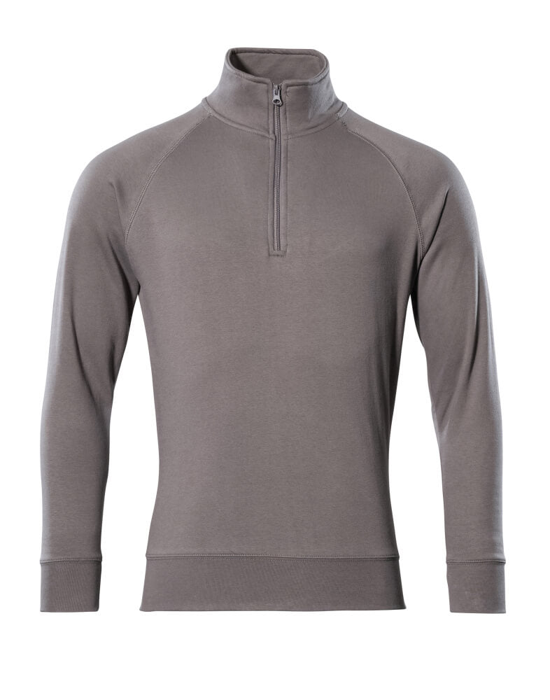 Mascot CROSSOVER Nantes Sweatshirt with half zip 50611 anthracite