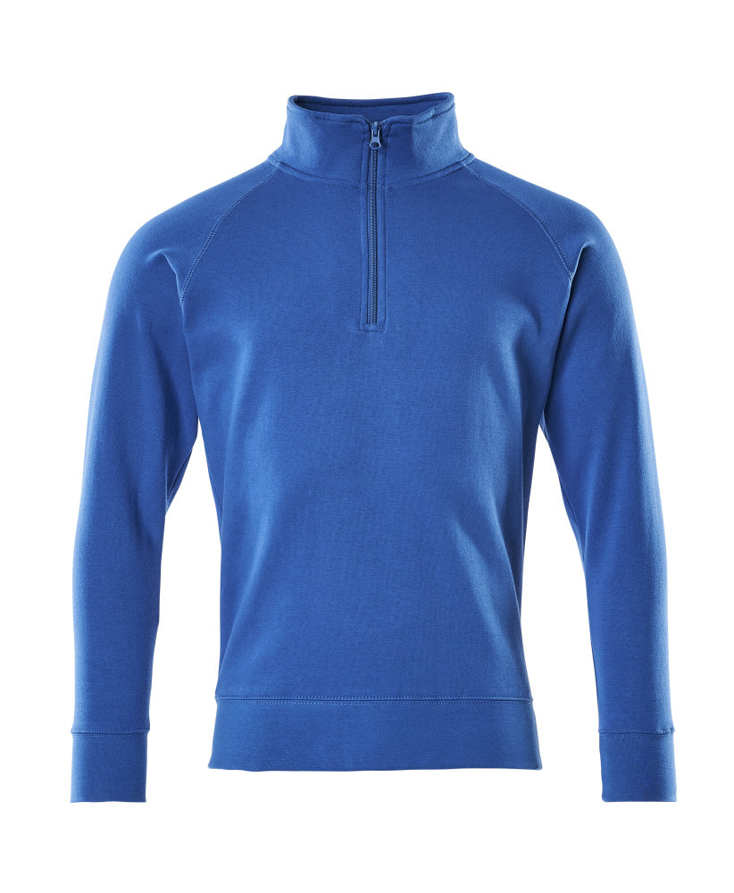 Mascot CROSSOVER Nantes Sweatshirt with half zip 50611 azure blue