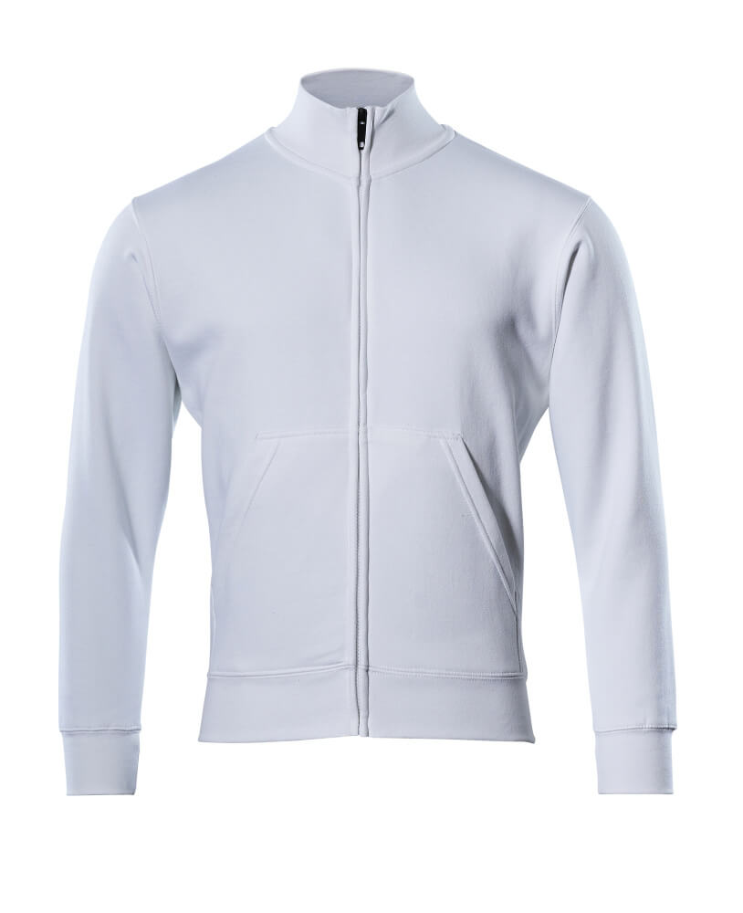 Mascot CROSSOVER Lavit Sweatshirt with zipper 51591 white