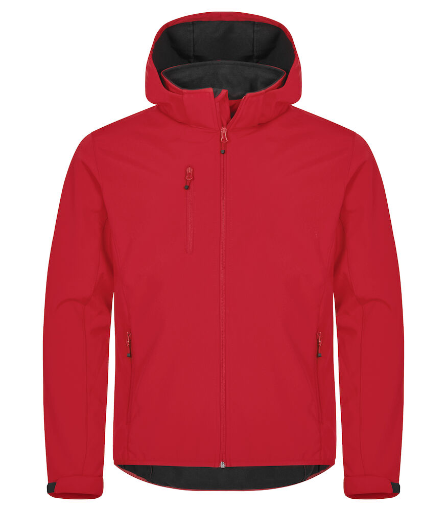 Classic Softshell Hoody Red 0200912