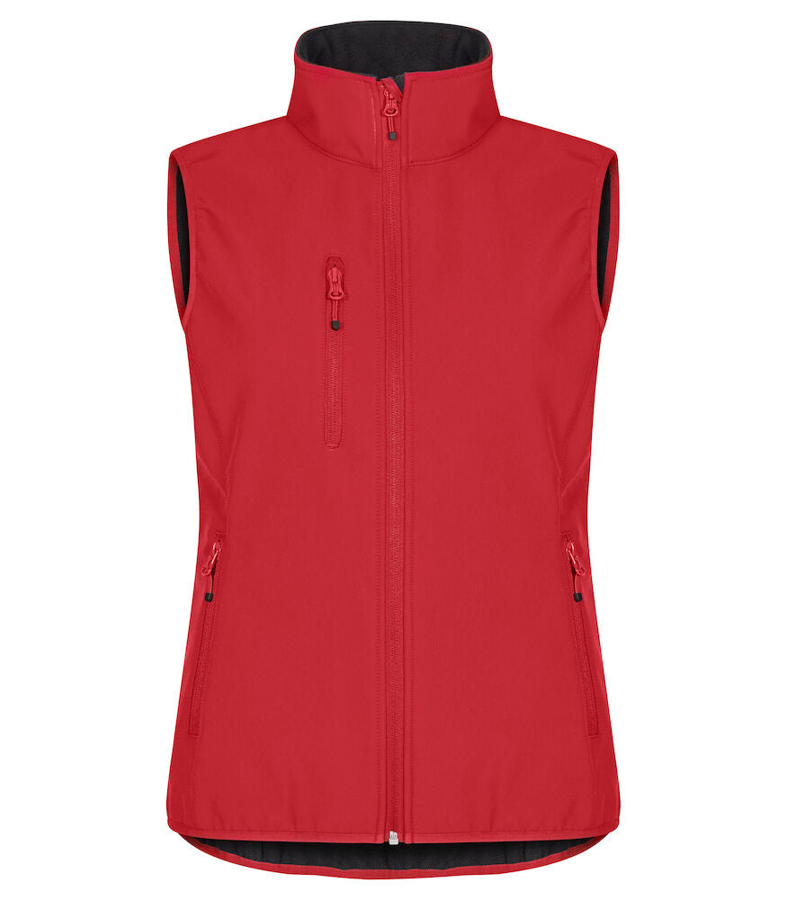 Classic Softshell Vest Women Red 0200916