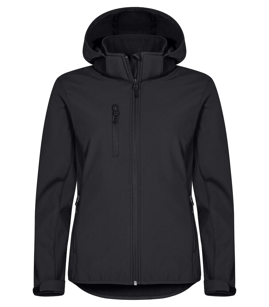 Classic Softshell Hoody Women Black 0200917