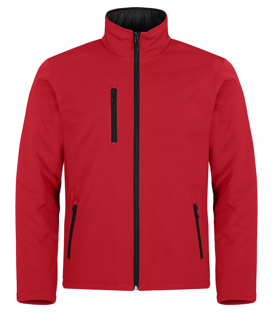 Padded Softshell Jacket Red 0200954