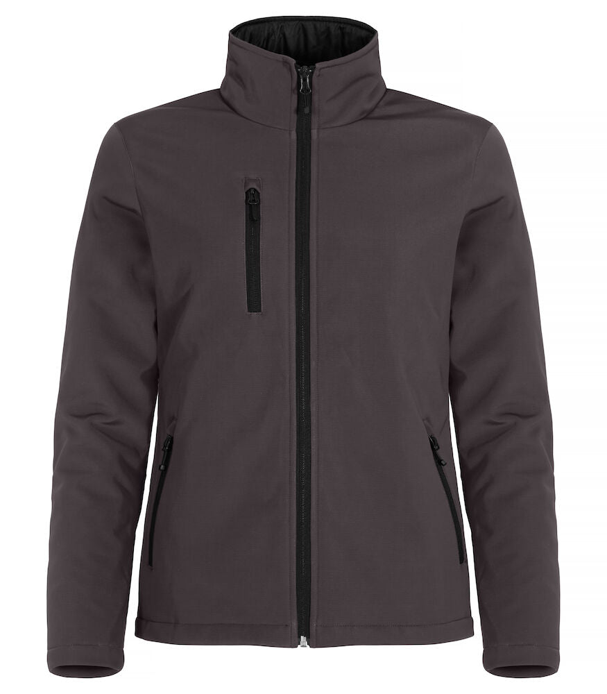 Padded Softshell Jacket Women Dark Grey 0200957