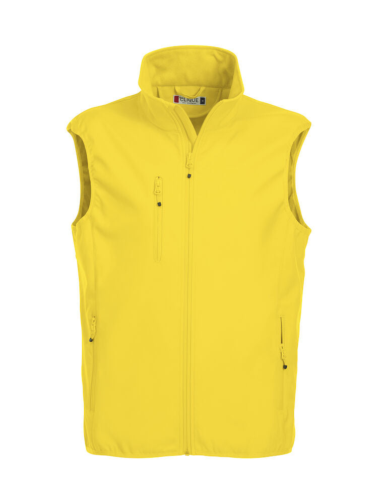 Basic Softshell Vest Lemon 020911