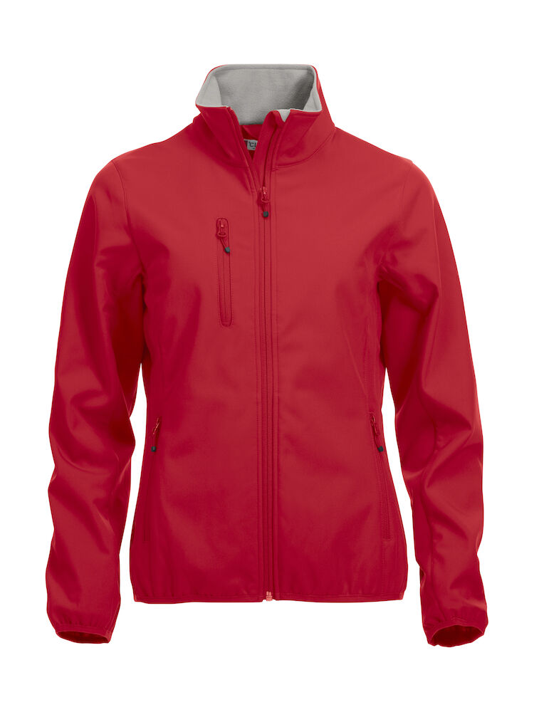 Basic Softshell Jacket Ladies Red 020915