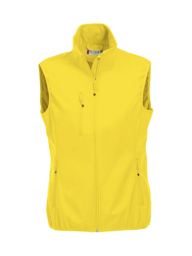 Basic Softshell Vest Ladies Lemon 020916