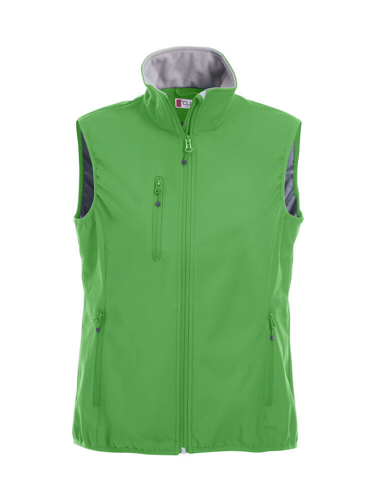 Basic Softshell Vest Ladies Apple Green 020916