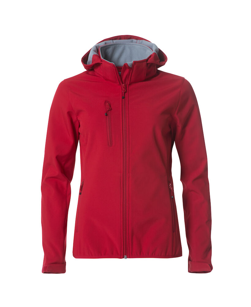 Basic Hoody Softshell Ladies Red 020917