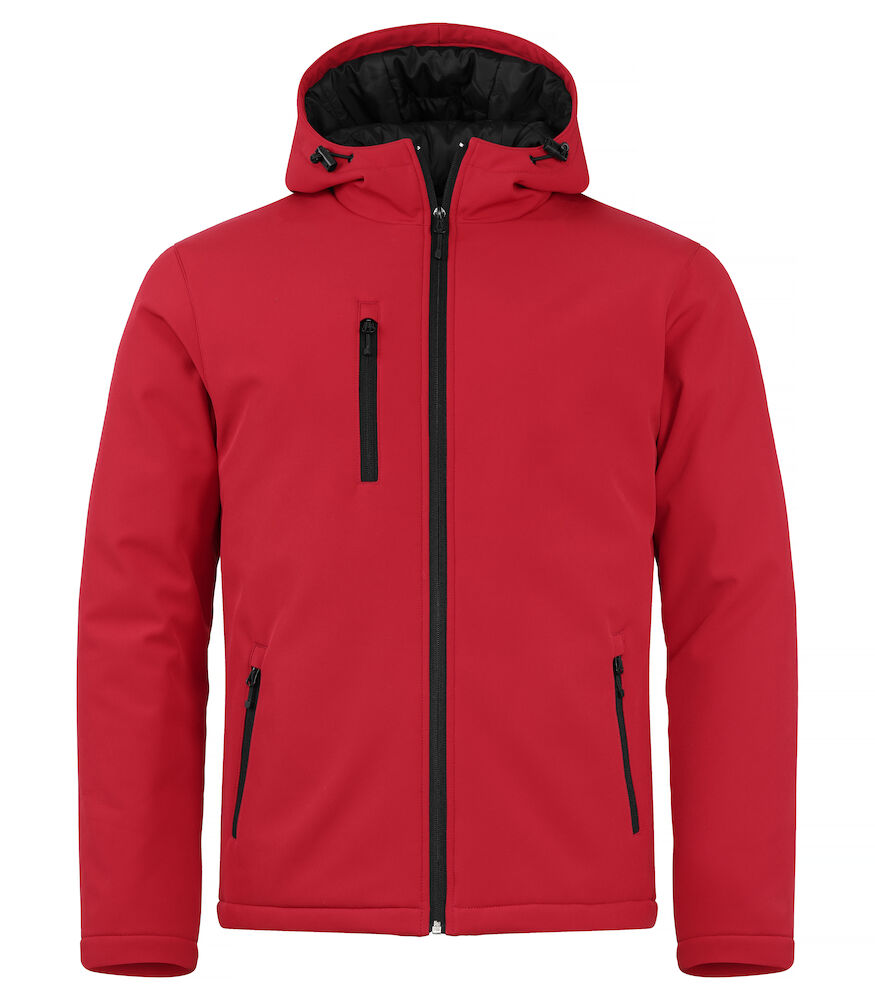 Padded Hoody Softshell Red 020952