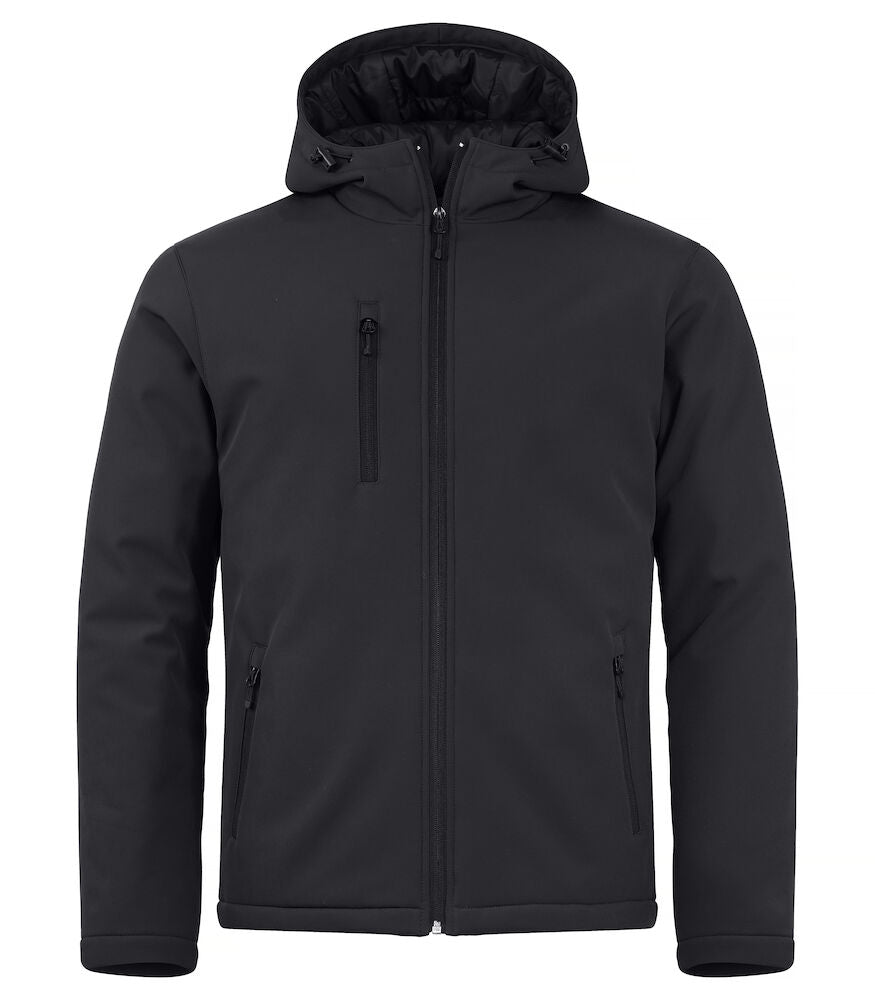 Padded Hoody Softshell Black 020952