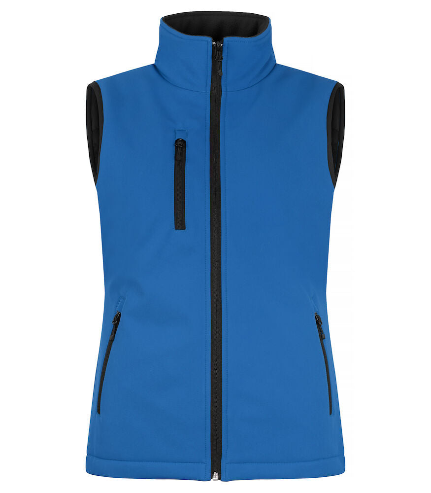 Padded Softshell Vest Women Royalblue 020959