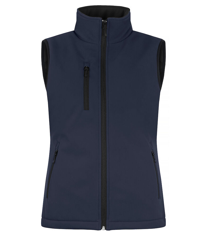 Padded Softshell Vest Women Dark Navy 020959