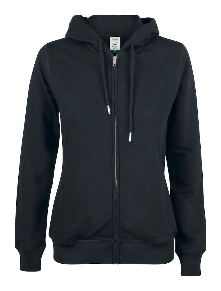 Premium OC Hoody Full Zip Women Black 021005