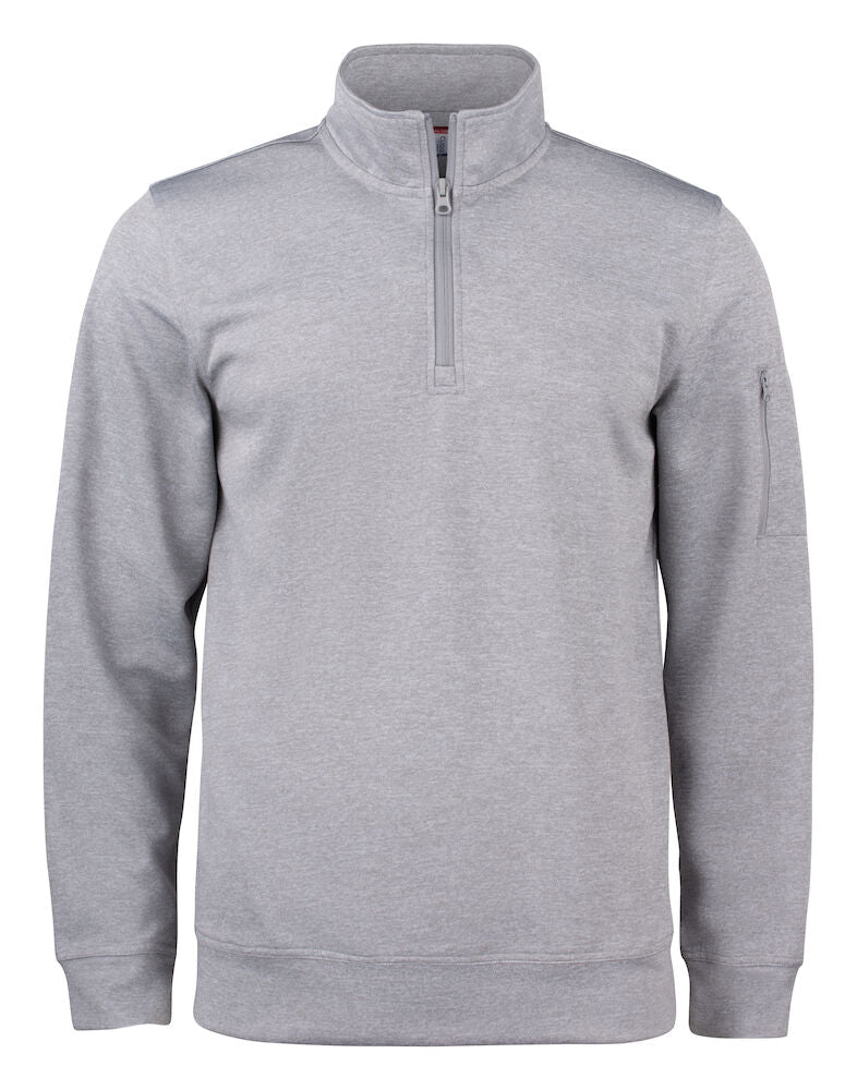 Basic Active Half Zip Grey Melange 021013