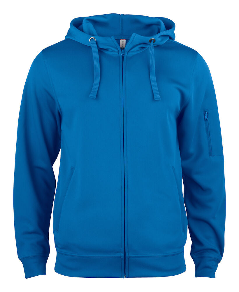 Basic Active Hoody Full Zip Royal Blue 021014