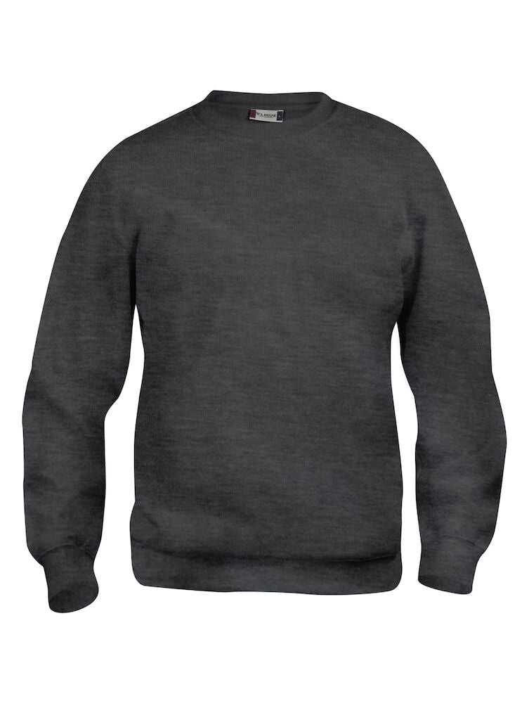 Basic Roundneck Anthracite Melange 021030