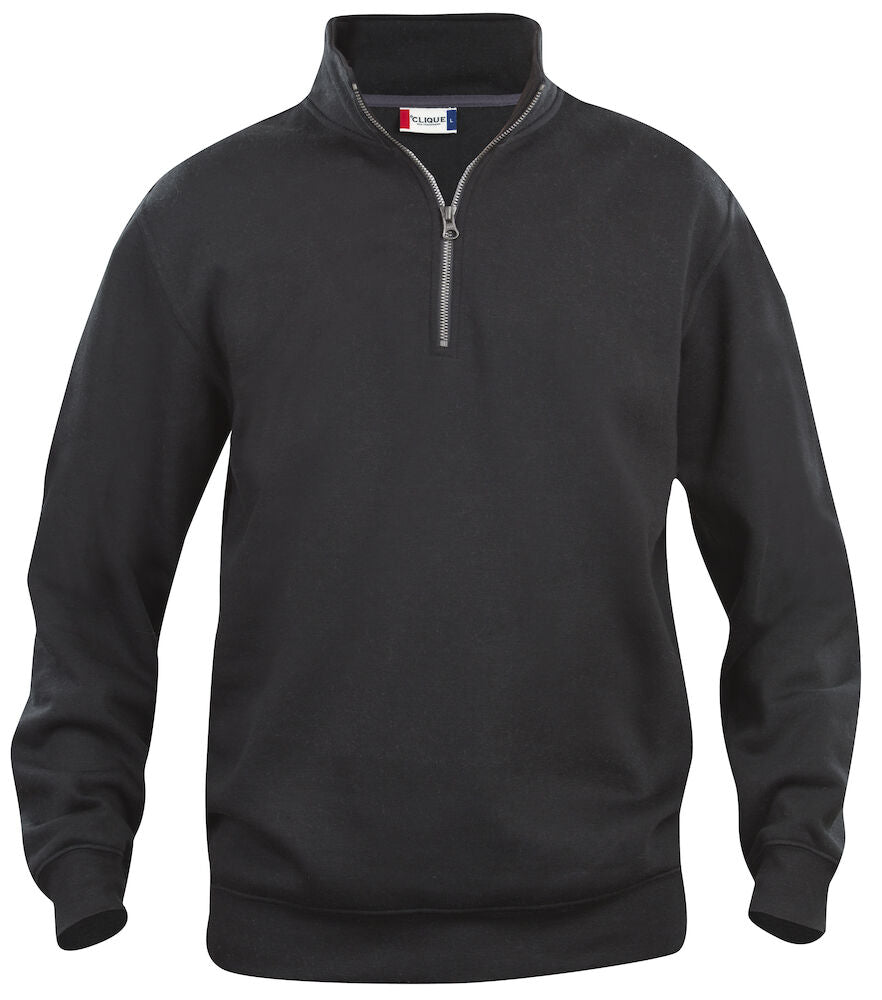 Basic Half Zip Black 021033