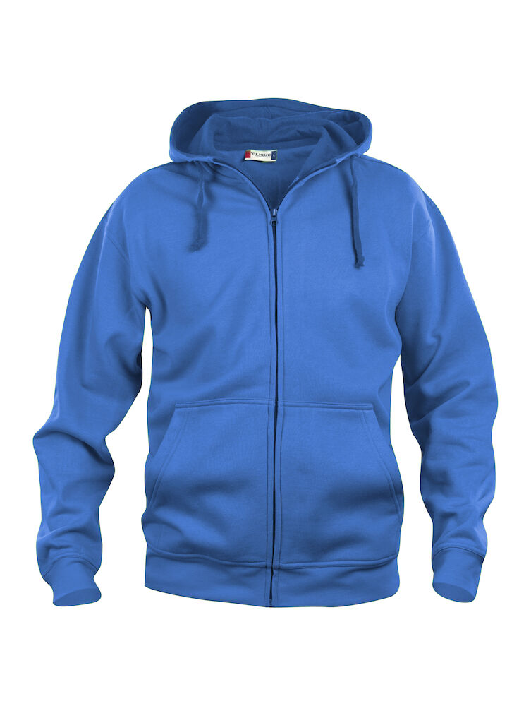 Basic Hoody Full Zip Royal Blue 021034