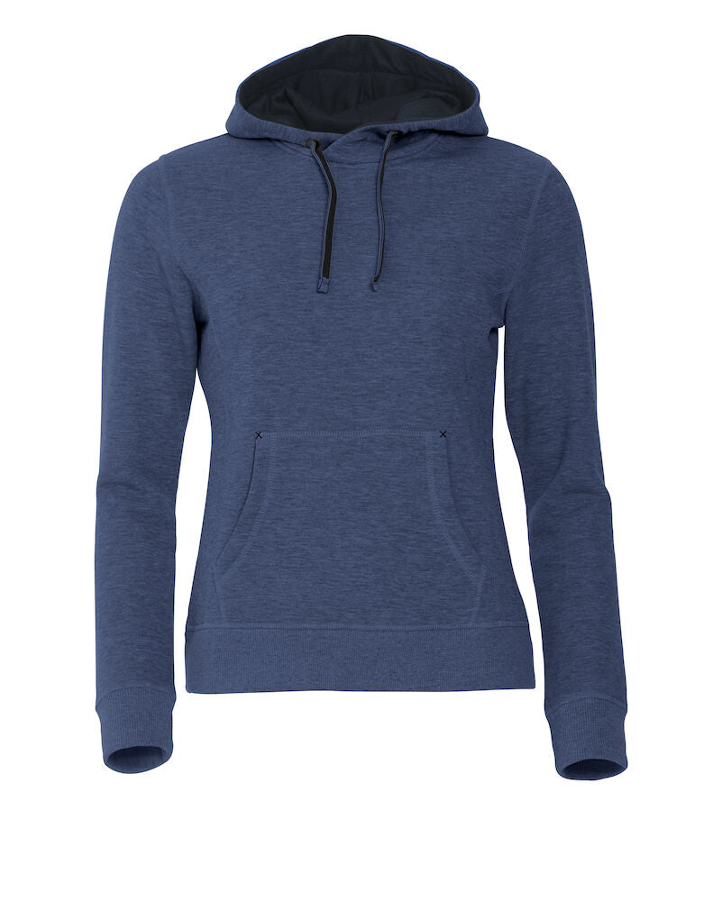 Classic Hoody Women Blue Melange 021042