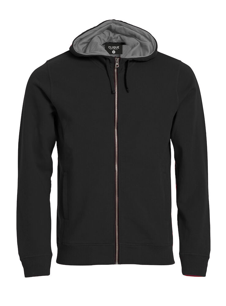 Classic Hoody Full Zip Black 021044