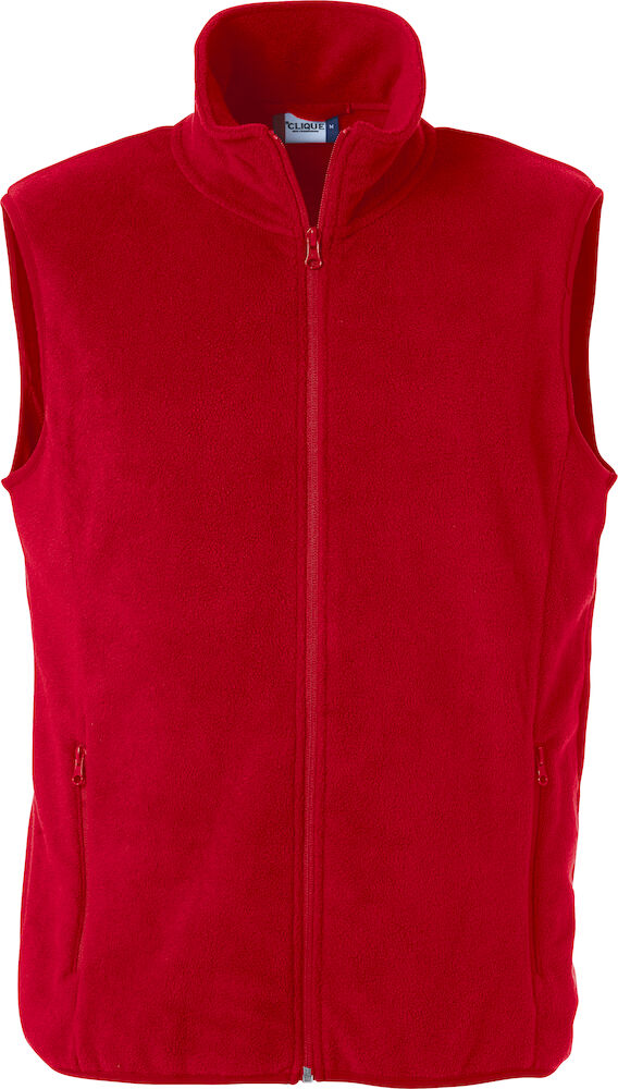 Basic Polar Fleece Vest Red 023902