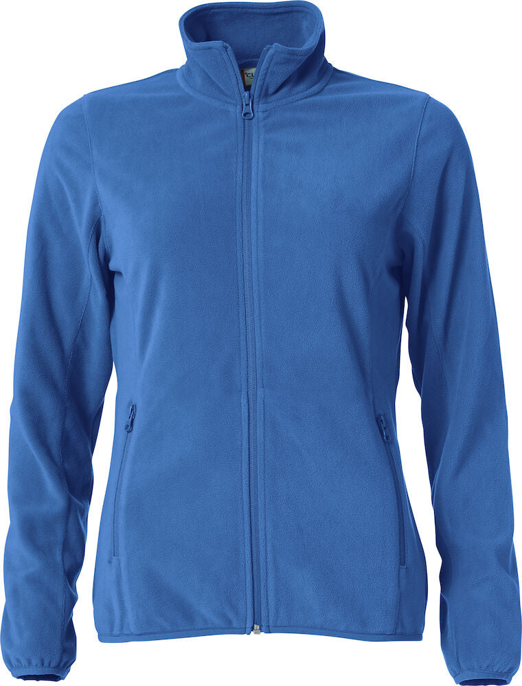 Basic Micro Fleece Jacket Women Royal Blue 023915