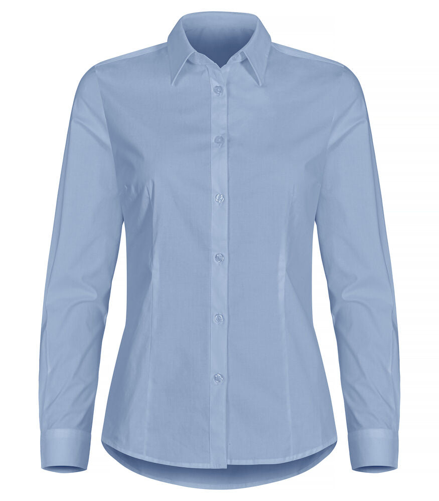 Stretch Shirt  Women Light Blue 027961