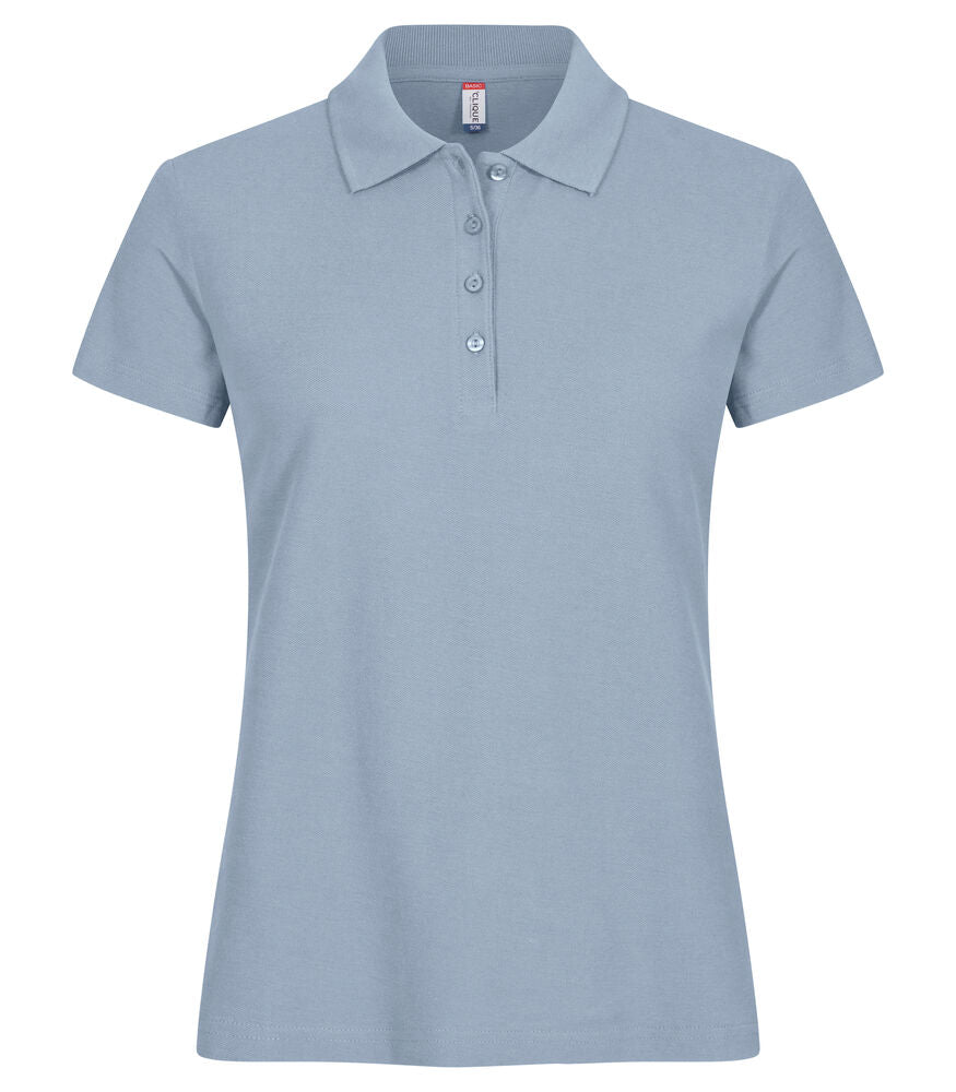 Basic Polo Women Soft Blue
