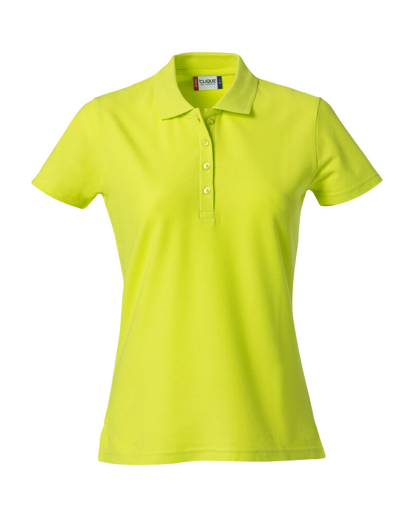 Basic Polo Women Visibility Green