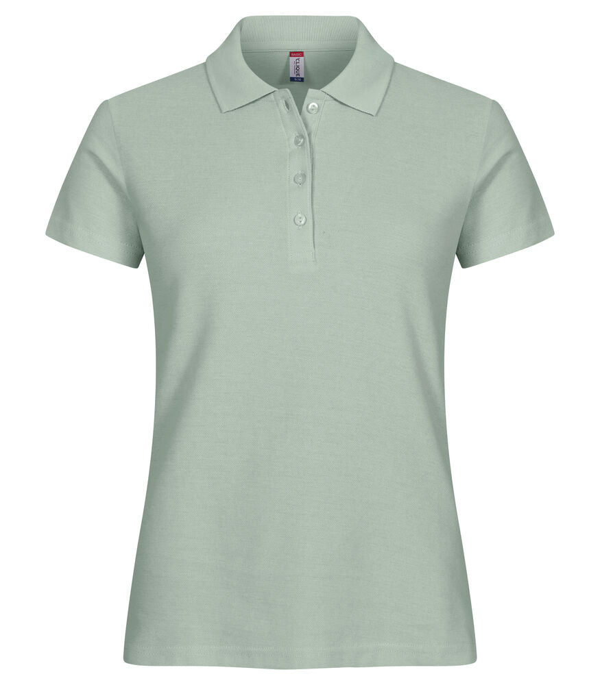 Basic Polo Women Sage Green