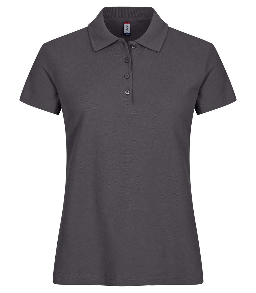 Basic Polo Women Metal Grey