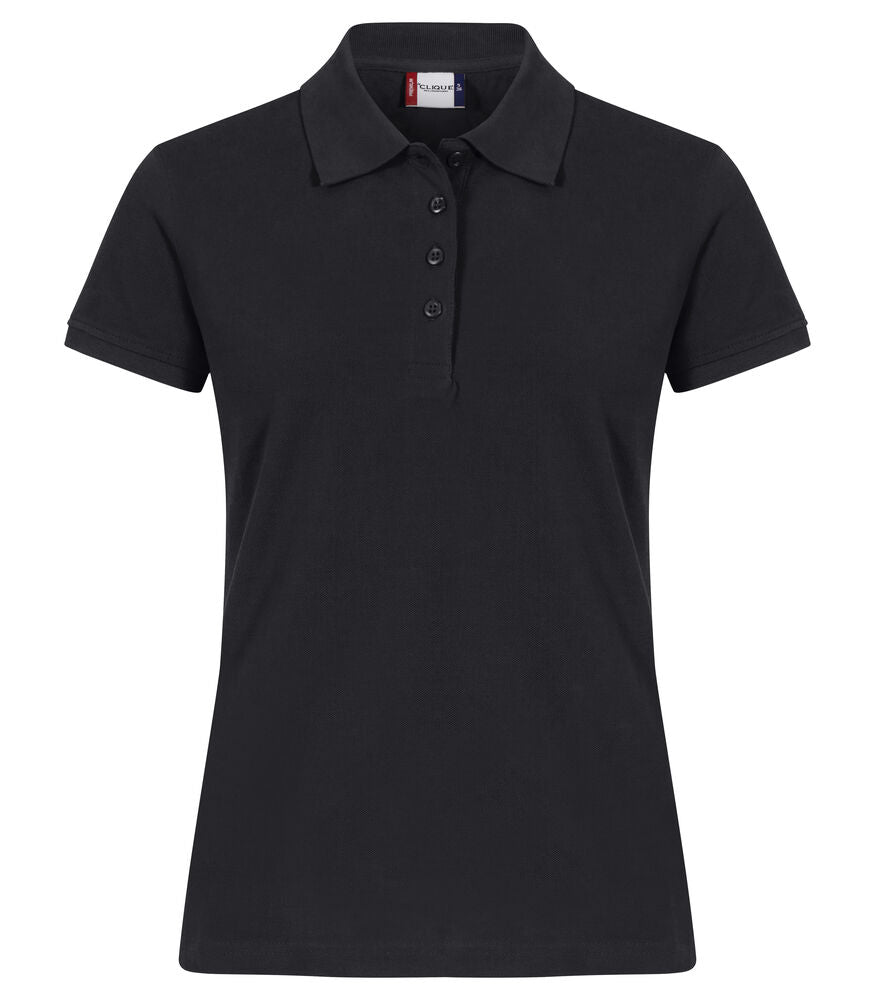 Heavy Premium Polo Women Black