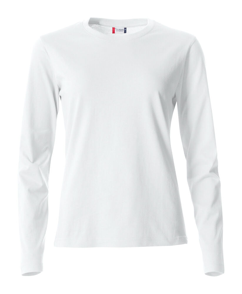 Basic-T L/S Women White