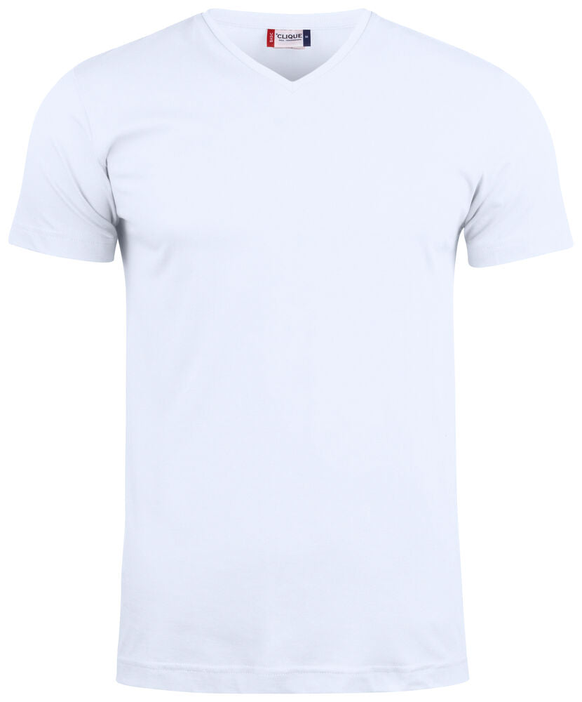 Basic-T V-Neck White
