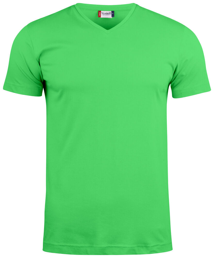 Basic-T V-Neck Apple Green