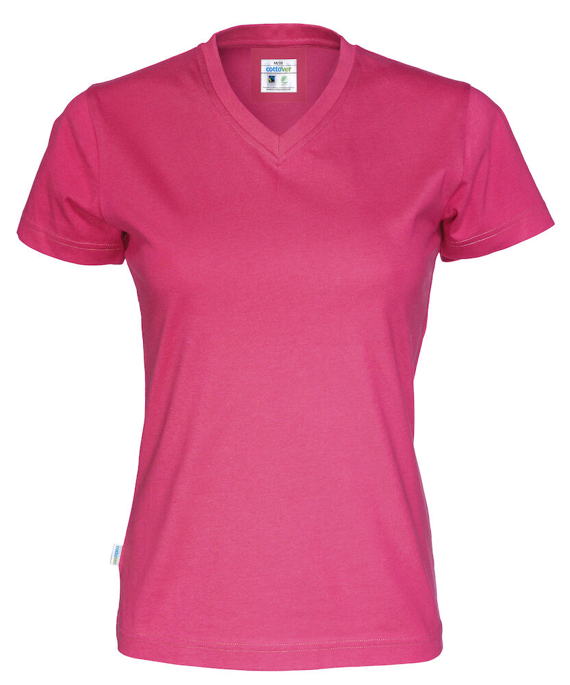 Cottover T-shirt V-neck Lady 141021