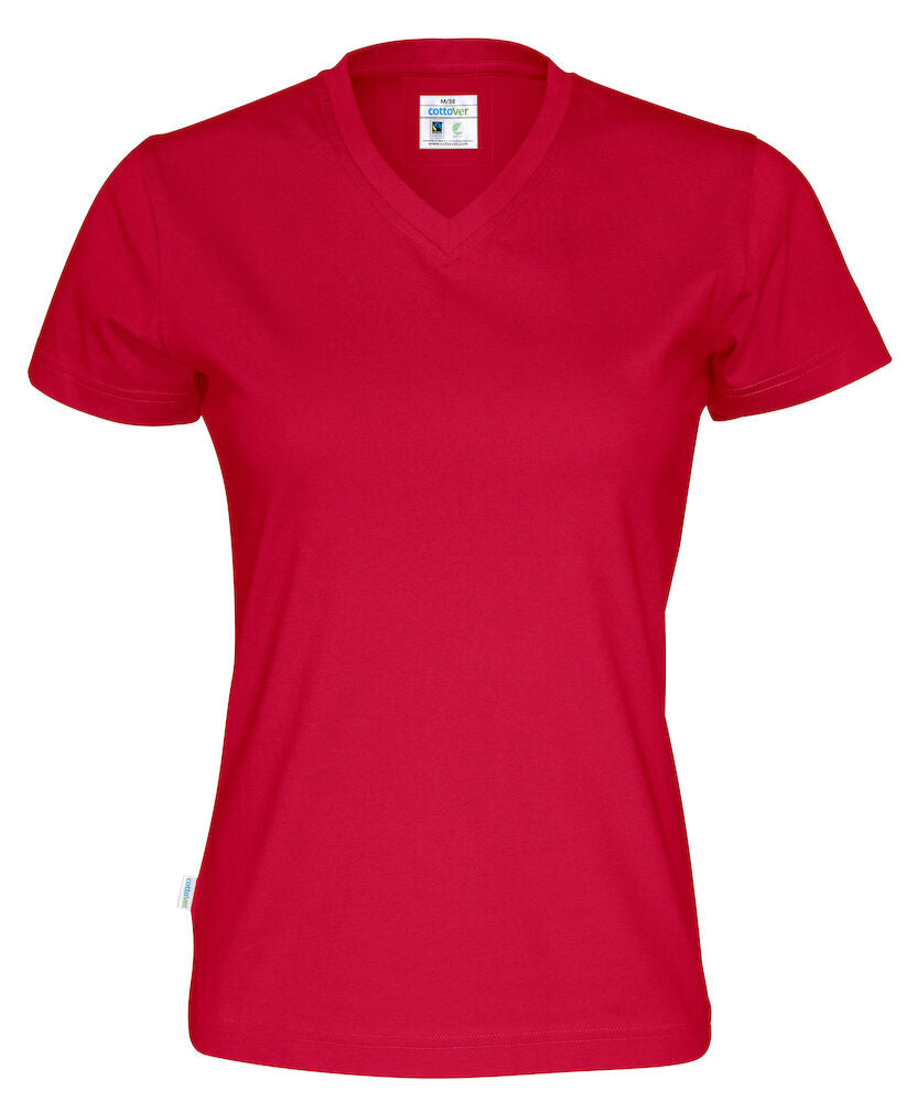 Cottover T-shirt V-neck Lady 141021