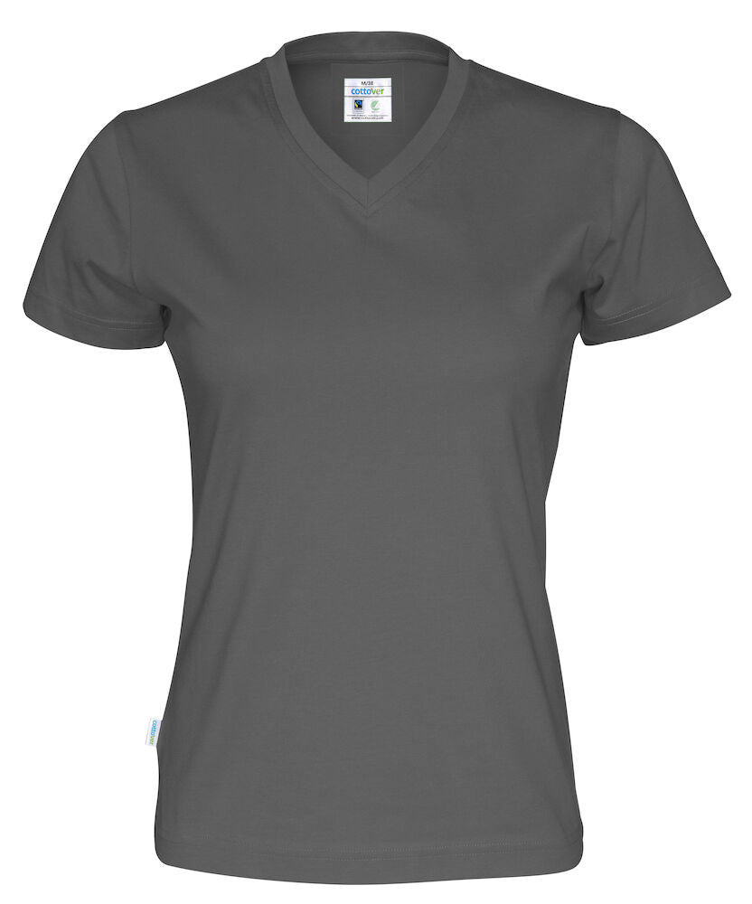 Cottover T-shirt V-neck Lady 141021