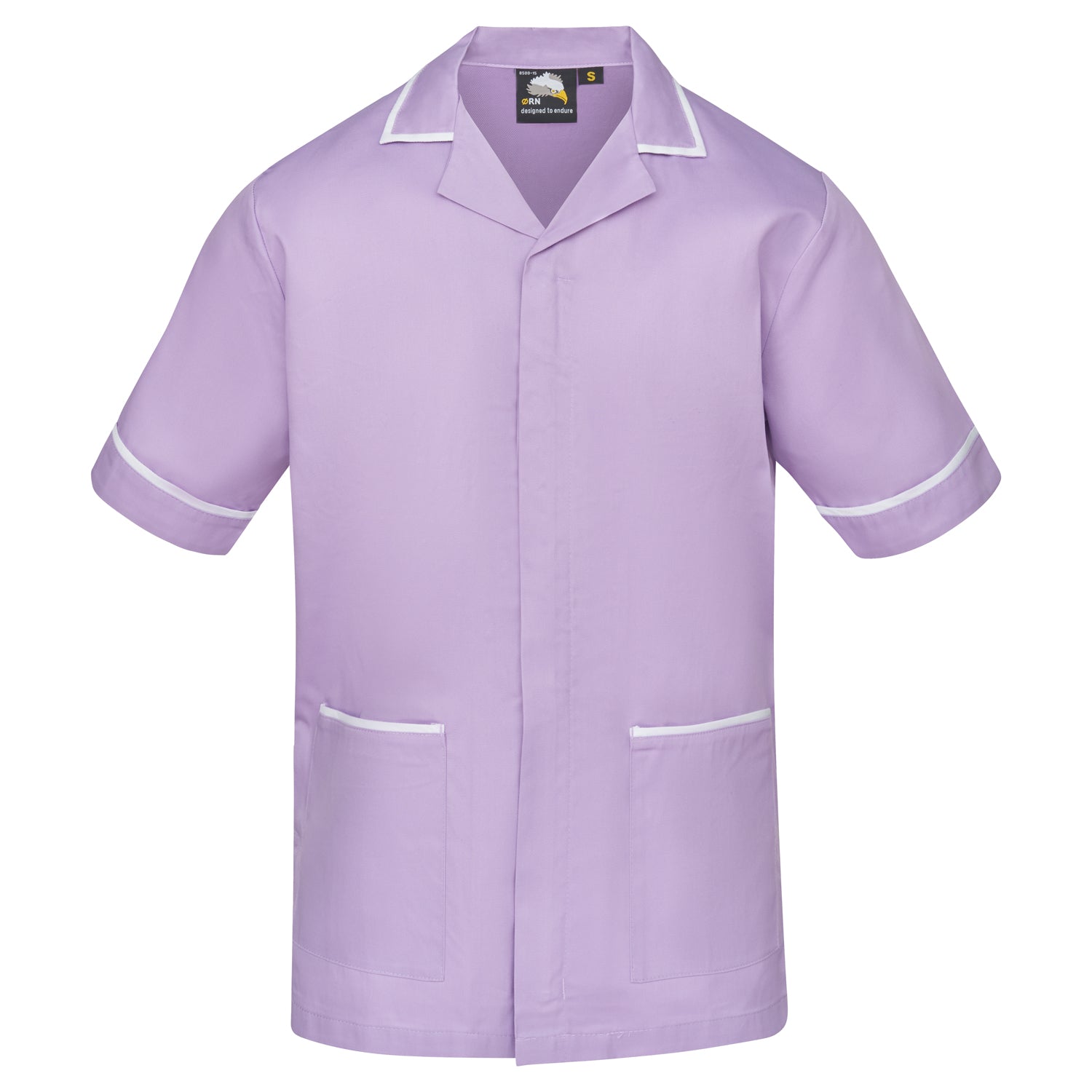 Darwin Male Tunic - Lilac - White